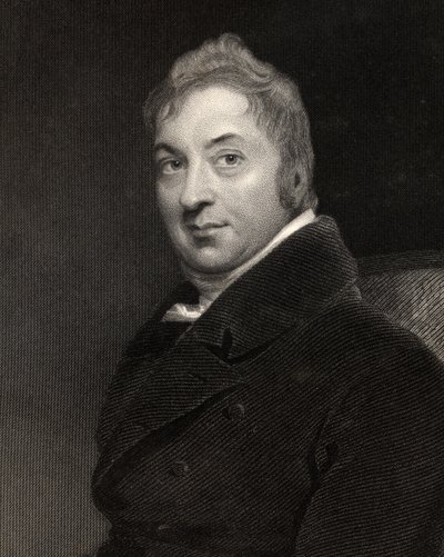 Edward Jenner, engraved by W.H. Mote, from 